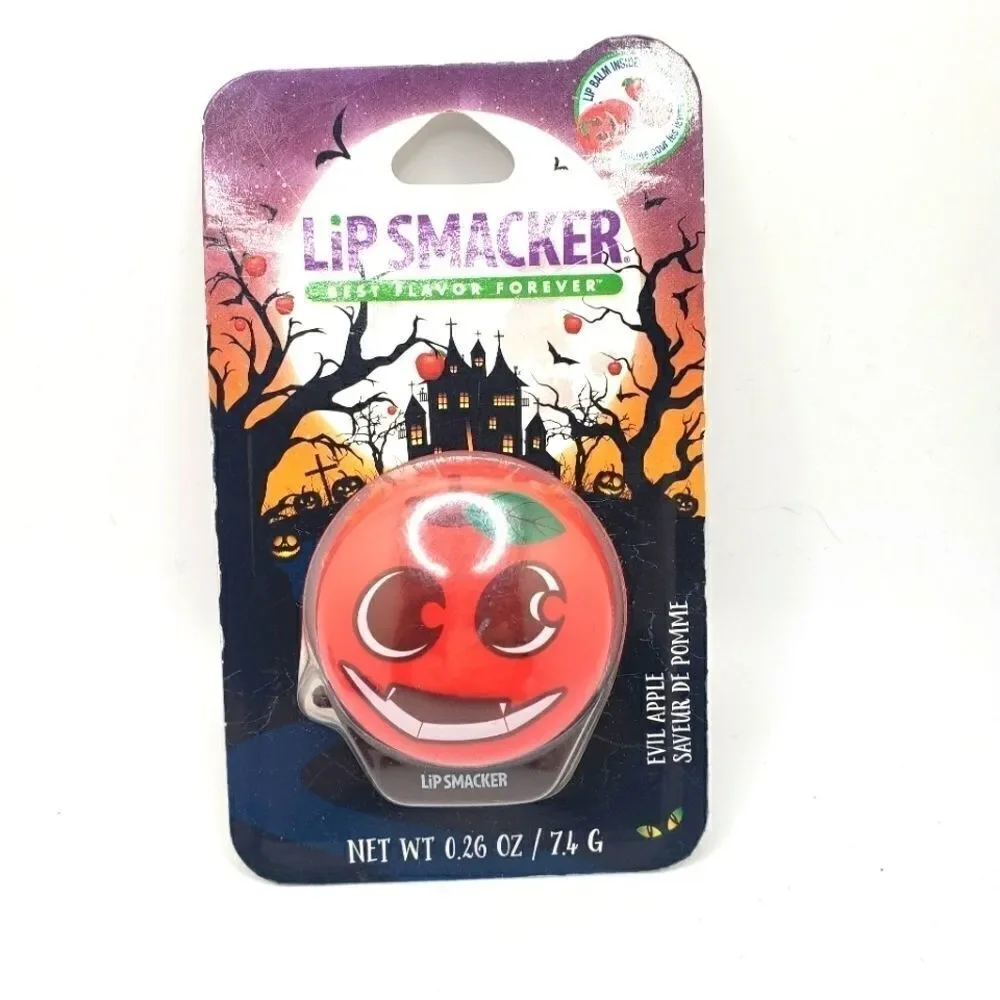 𝅺evil apple lip Smacker spooky lip balm